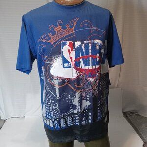 NBA Elevation Men's XL T-Shirt Size XL New w/ Tags Blue Vintage Basketball